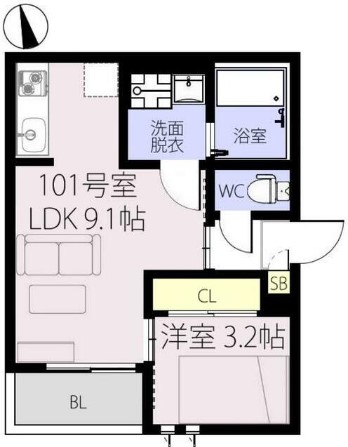 REGALEST PRIME 新松戸の間取り