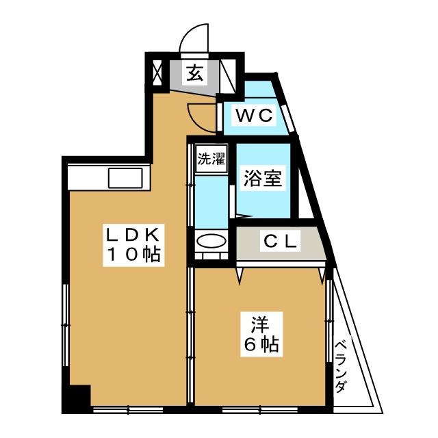 品川区豊町のマンションの間取り