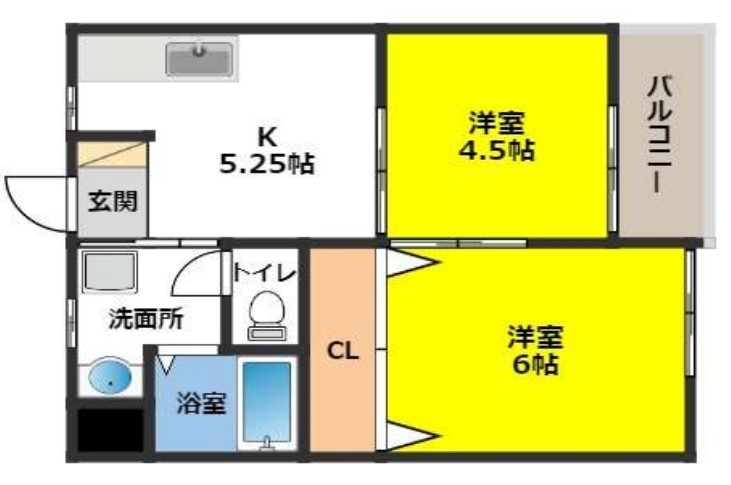 ロイヤルヒルズ南仙北の間取り