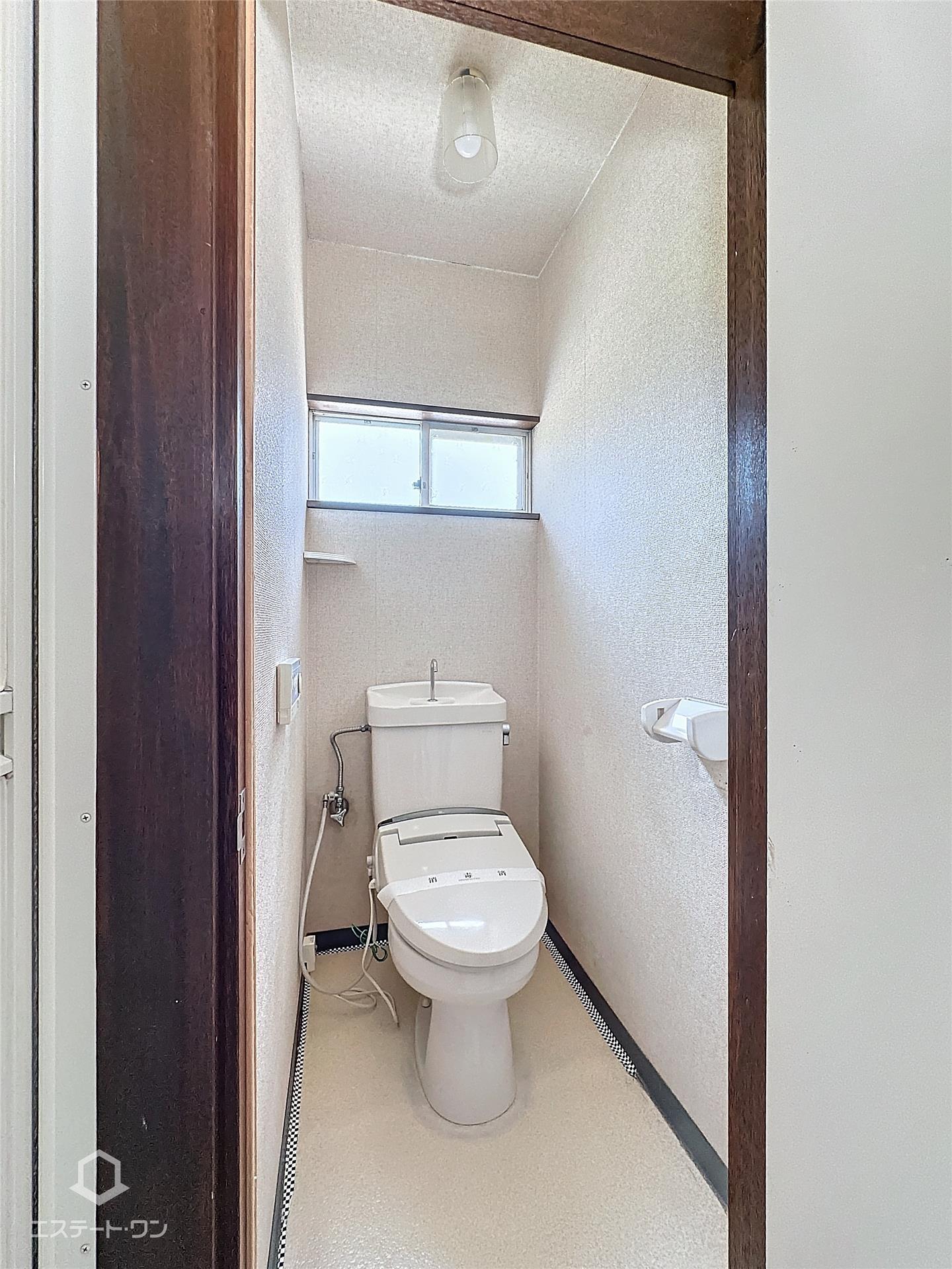 トイレ　ヒヤッとしない暖房便座タイプ！