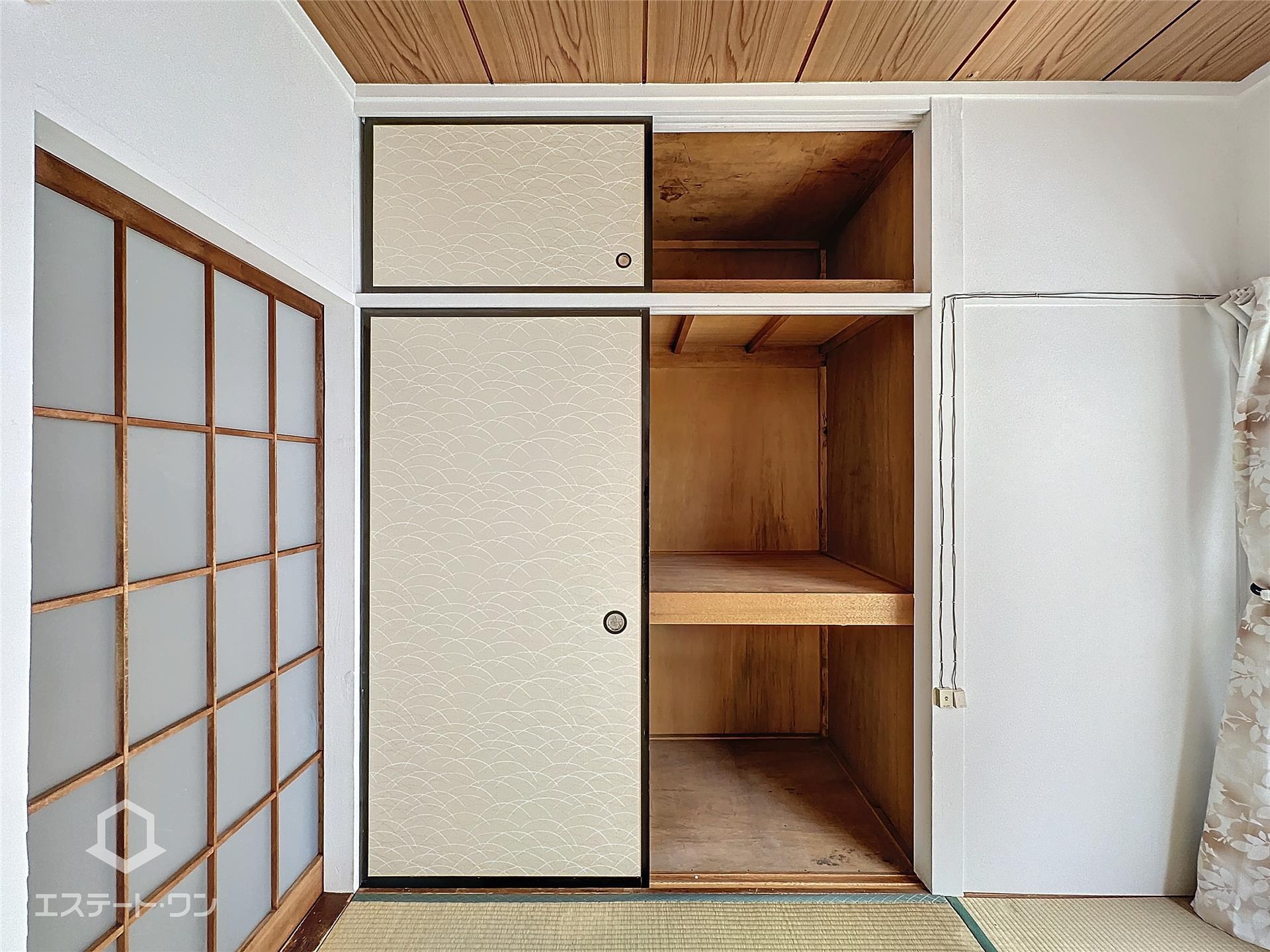 収納　たっぷりしまえる押し入れタイプ◎