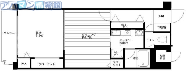 ダイアパレス道上山の間取り