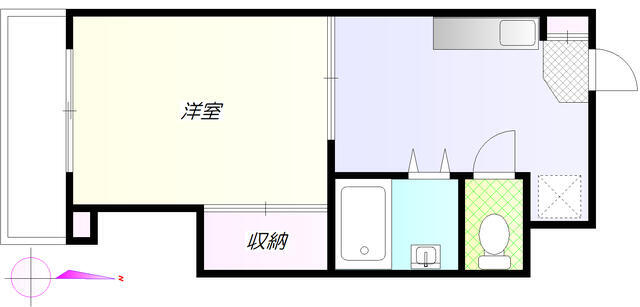 ハイム白雲の間取り