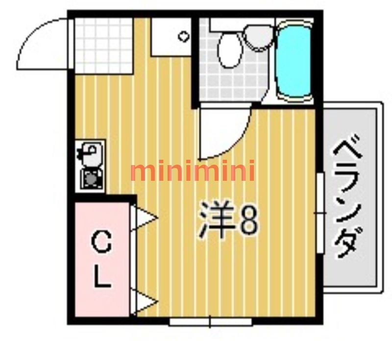 津島ハイツIIの間取り