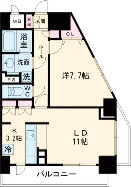 サンクレール荒川ブランガーデンの間取り