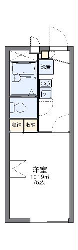 レオパレスシェル　ソレーユの間取り