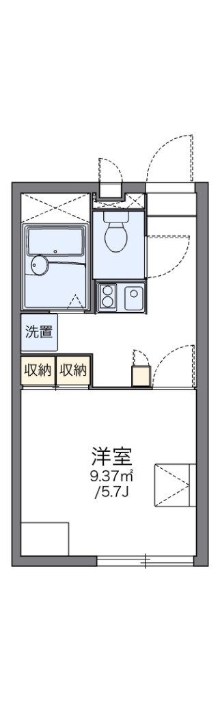 レオパレス長池の間取り