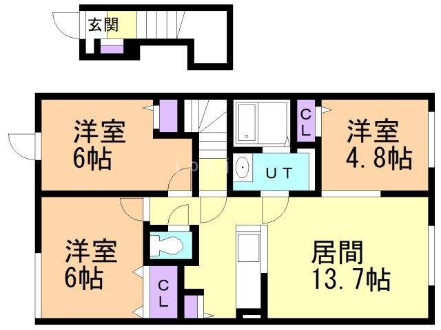 滝川グランドヒルズの間取り