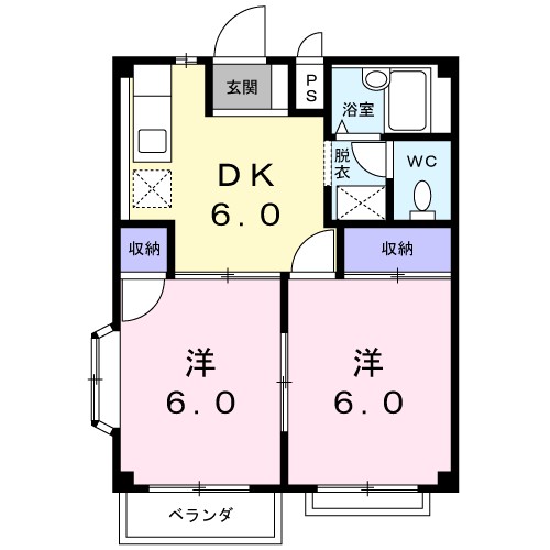 アーバン　スナガ　Ｓの間取り