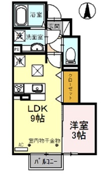 カーサN2の間取り