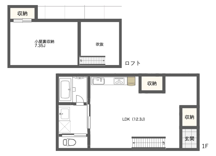 世田谷区宮坂のアパートの間取り