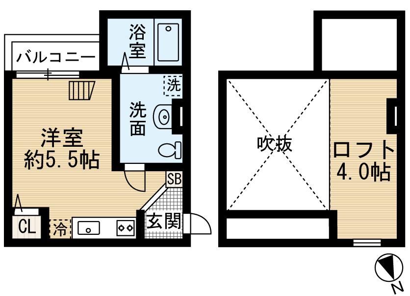 ロイヤルオーク湊の間取り