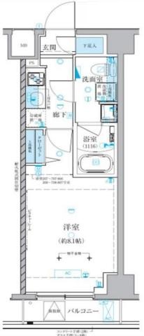ベルシード池袋本町の間取り