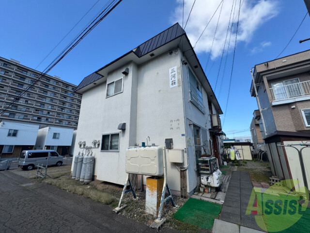 建物外観　札幌市北区北２５条西「三河荘」