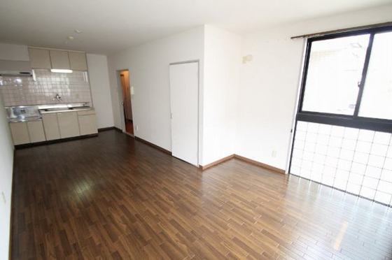 居室・リビング　※他号室の写真です。