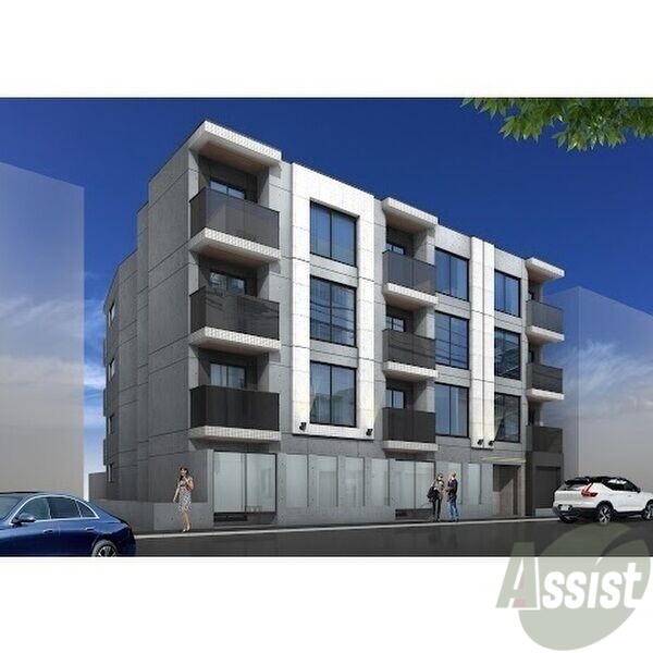 建物外観　外観予想パース　札幌市白石区菊水「ＣｉｔｙＳｑｕａｒｅ菊水」