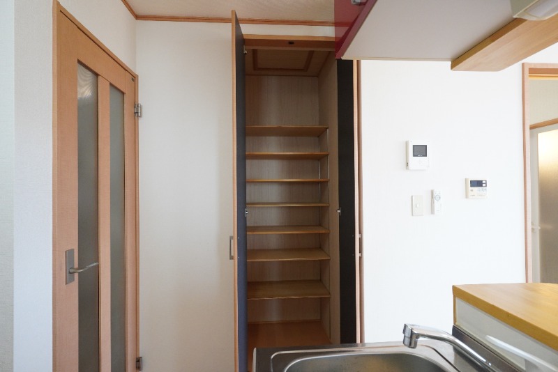 収納　キッチン横収納