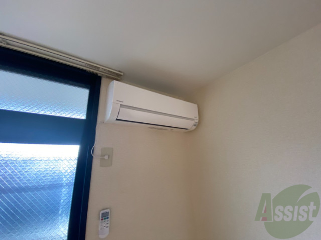 その他設備　エアコン付きなので入居後快適に過ごせます。