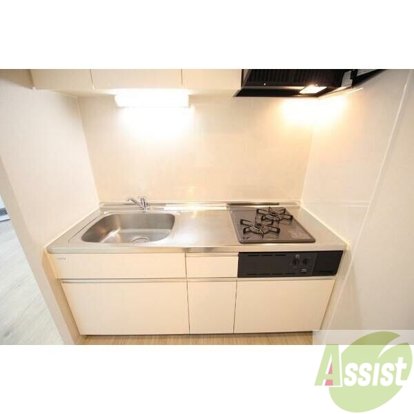 キッチン　システムキッチンで楽しくお料理できそうですね！