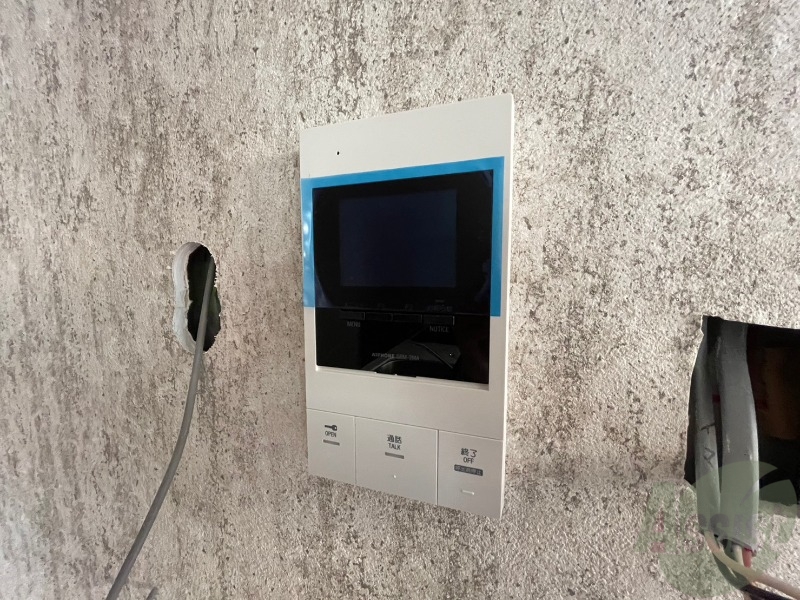 セキュリティ　インターホンで来客確認ができます。安心ですね。