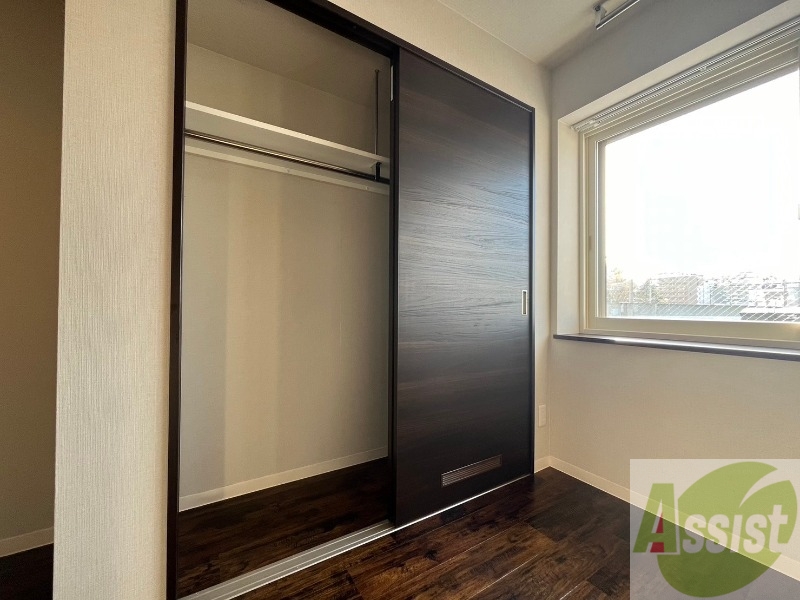 収納　クローゼットがあるのですっきり片付きそうです。