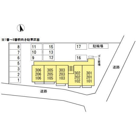 駐車場　敷地内駐車場です。