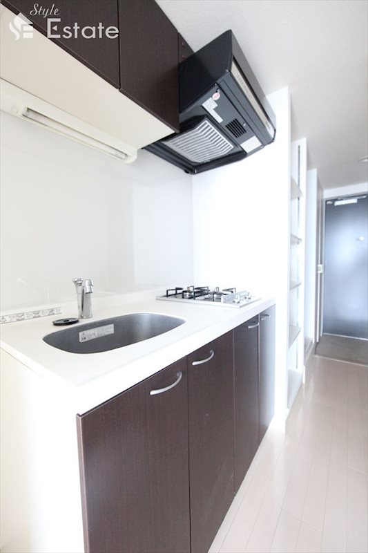 キッチン　二口ガスコンロ付★キッチン