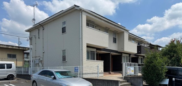 建物外観　南西角地より撮影した外観