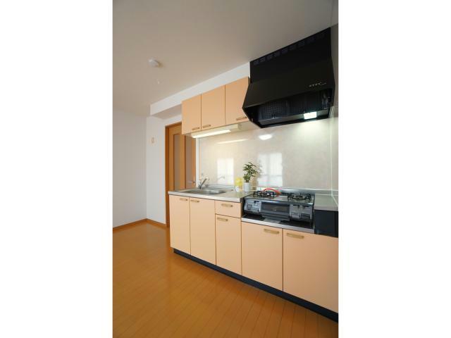 キッチン　2口ガスコンロ付き