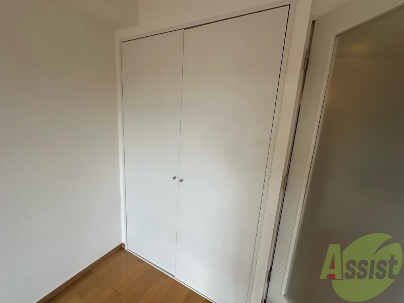 収納　ここに収納があります。収納があると部屋が広く使えます。