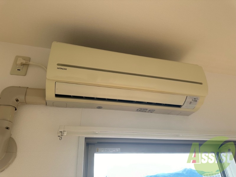 その他設備　エアコンが付いていますので寒暖対策もばっちり。