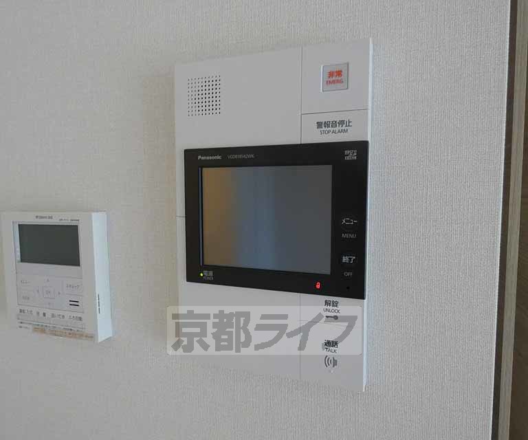 セキュリティ　来客も安心です。