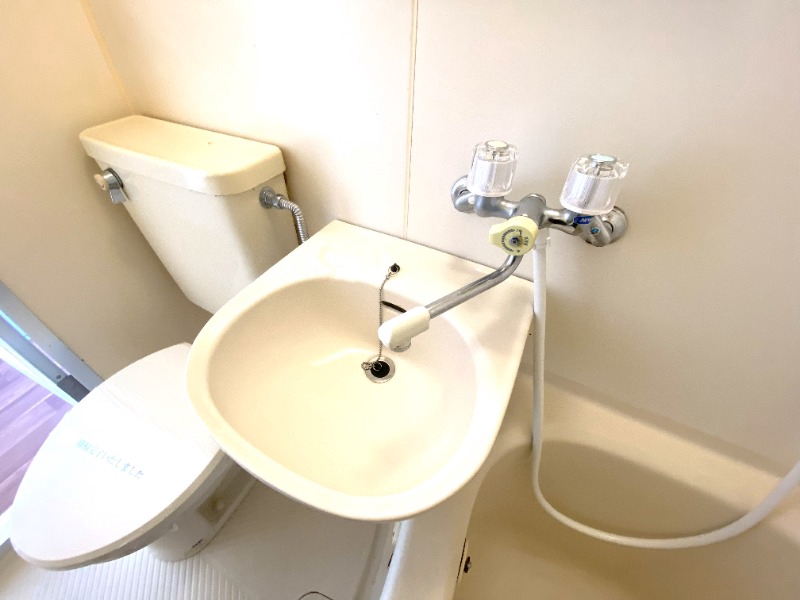 洗面設備　独立タイプではありませんが・・。