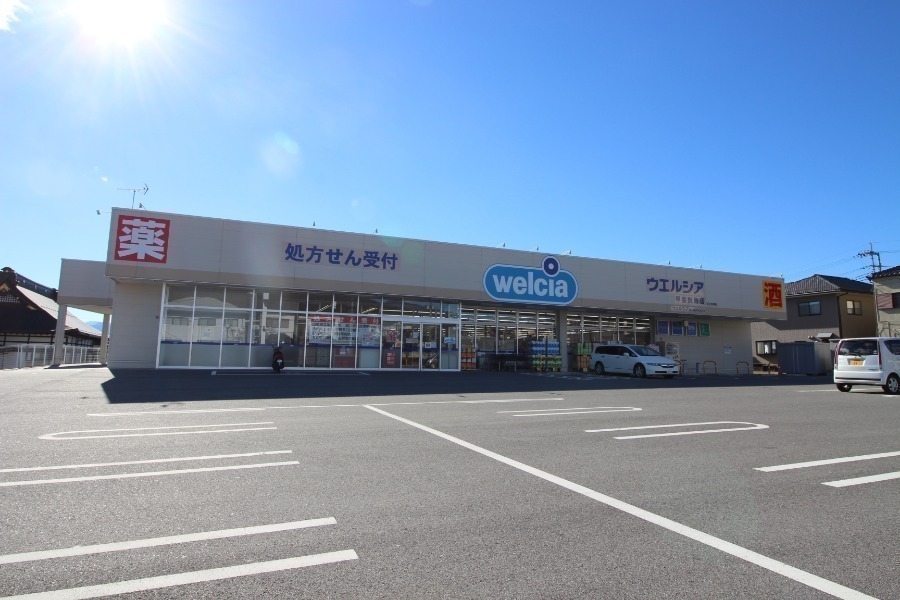 ドラックストア　ウエルシア甲斐敷島店（ドラッグストア）まで916m