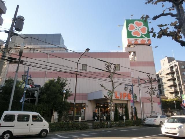 スーパー　ライフ（スーパー）まで494m