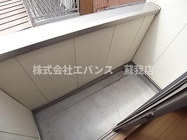バルコニー　お洗濯にも便利なバルコニー付き