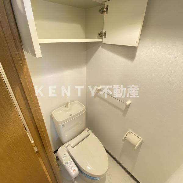 トイレ　ゆったりとした空間のトイレです