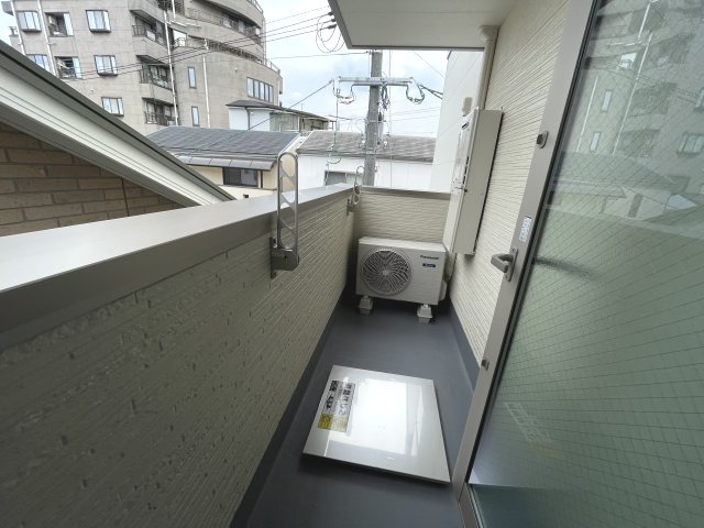 バルコニー　広々としたバルコニーです