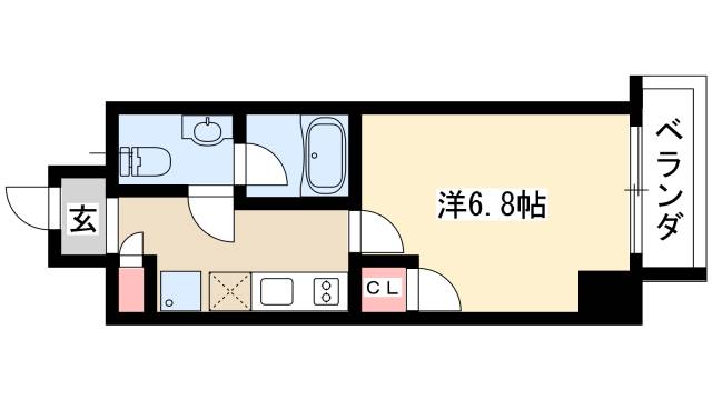 エルザビル名古屋駅前の間取り写真
