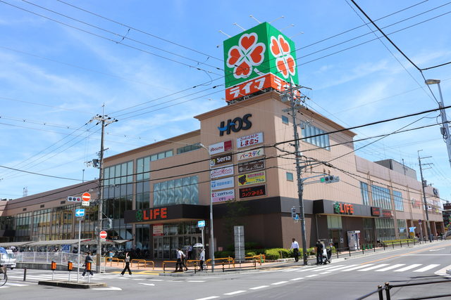 スーパー　ライフ八戸ノ里店（スーパー）まで607m