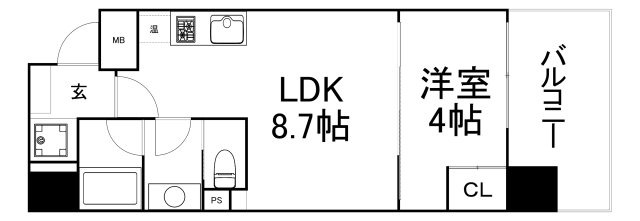ブエナビスタ上町の間取り写真