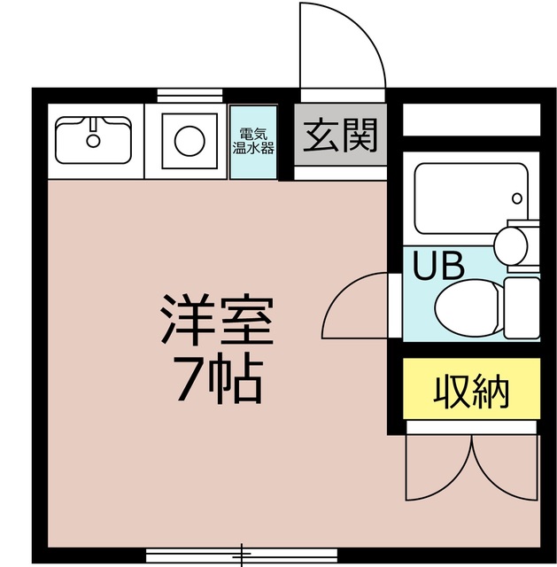 サンハイツの間取り写真