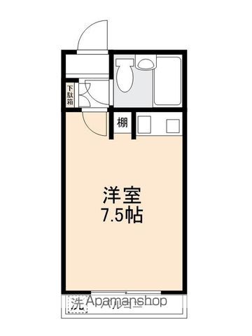 高松琴平電鉄琴平線 一宮駅 徒歩1分 4階建 築35年の間取り写真