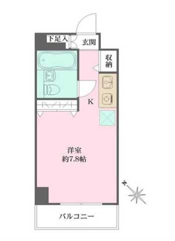 サイプレス北新宿の間取り写真