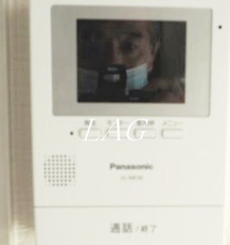 セキュリティ　モニター付きインターフォンです。