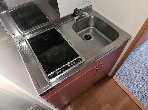 キッチン　備品や設備仕様は号室等により異なります現地をご確認下さい。