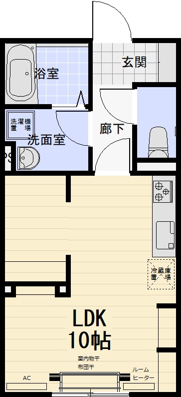 ベル・ビジュー堤台の間取り