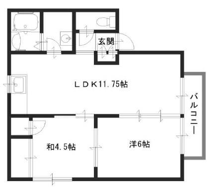 【ファミール御立東の間取り】