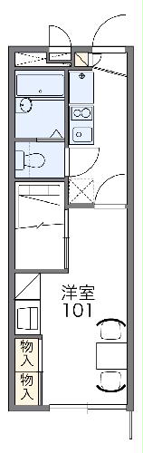 レオパレスサンローランの間取り