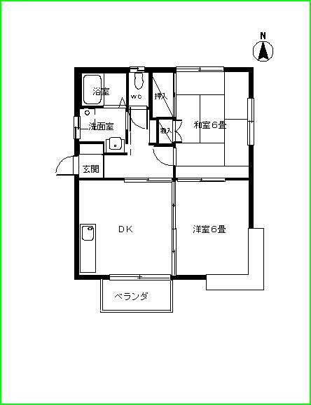 コ－ポＨＡＳＨＩＭＯＴＯ　Iの間取り